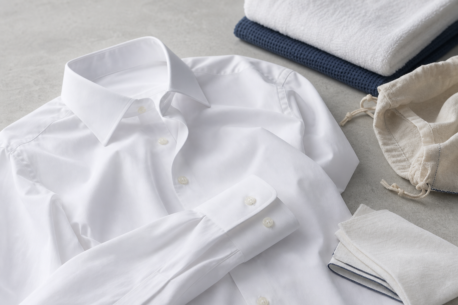 How to keep a white shirt clean and polished for longer